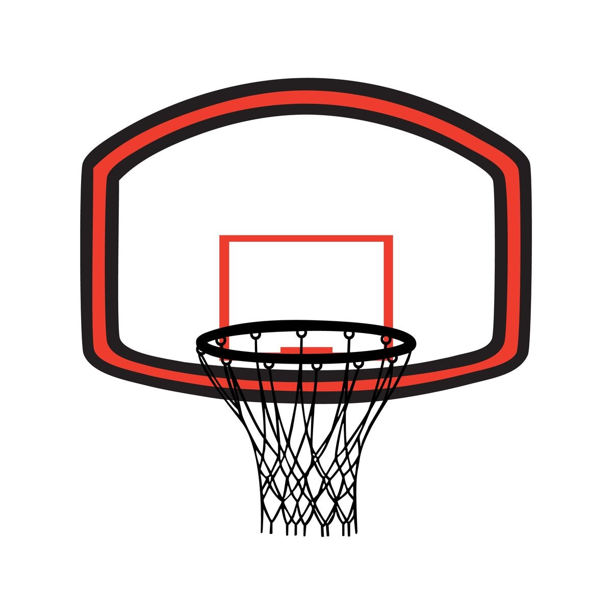 BASKETBALL HOOP STICKER